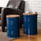 Glitzhome® Metal Storage Accent Table with Solid Wood Lid Set